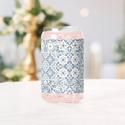 mediterrane Fliesen, marokkanisch, Majolica, Azule Dosenglas (Insitu (Hochzeit))