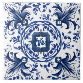 mediterrane Fliesen, sizilianische Fliesen, Majoli Fliese (Vorderseite)