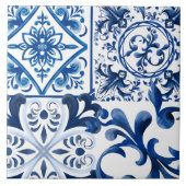 mediterrane Fliesen, sizilianische Fliesen, Majoli Fliese (Vorderseite)