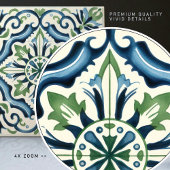 Mediterrane Flora Elegante Keramik Print Tile Fliese