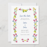 Mediterrane Gartenblume Save the Date
