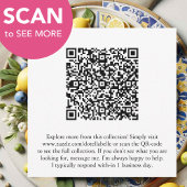 Mediterrane Hochzeitsseite RSVP Card QR Code Einladung