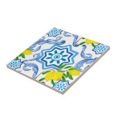 mediterrane Kacheln, Majolika, sizilianischer Stil Fliese (Seite)