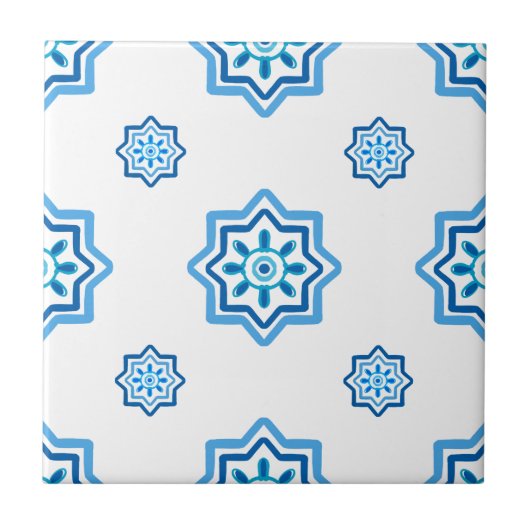 mediterrane Kacheln, Majolika, sizilianischer Stil Fliese (Vorderseite)