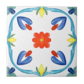 mediterrane Kacheln, Majolika, sizilianischer Stil Fliese (Vorderseite)