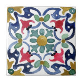 mediterrane Kacheln, Majolika, sizilianischer Stil Fliese (Vorderseite)