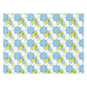 mediterrane Kacheln, Majolika, sizilianischer Stil Tischdecke (Vorderseite (Horizontal))