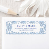 Mediterrane Lemon Wedding Rücksendeadresse (Insitu)