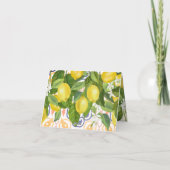 Mediterrane Limousine Hauptpresse Kinderdusche Dankeskarte (Rückseite)