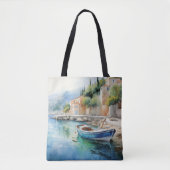 Mediterrane Meereslandschaften Ölmalerei Design Tasche (Vorderseite)