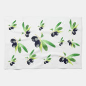 Mediterrane Oliven Küchentuch (Horizontal)