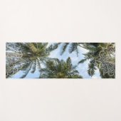 Mediterrane Palme Mandala Yoga Mat Yogamatte (Vorderseite (Horizontal))