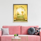 Mediterrane Seeblick Leinwanddruck (Insitu (Wohnzimmer))