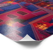 Mediterrane Sonnenuntergangsszene: Kunstdrucke in Fotodruck (Ecke)