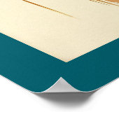 Mediterrane Villa Vintag Poster (Ecke)