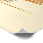 Mediterrane Villa Vintag Poster (Ecke)