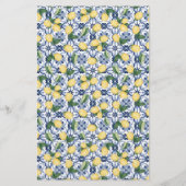 Mediterrane Weitergabe einer Datums-Idee-Duschkart Flyer (Hinten)