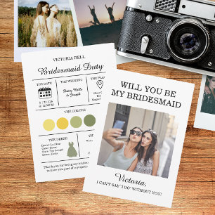 Mediterrane Zitronen Blaues Mosaik Tile Bridesmaid Einladung