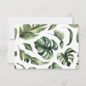 Mediterrane Zitronen florale Fliese Danke Karte (Rückseite)