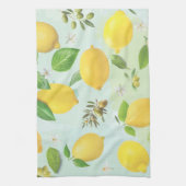 Mediterrane Zitronen und Oliven Küchentücher (Vertikal)