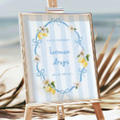 Mediterrane Zitronenbäume schätzen, wie viele Poster