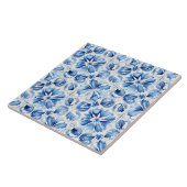 Mediterranean Blue Ornate  Fliese (Seite)