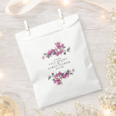 Mediterranean Bougainvillea Wedding Vielen Dank Geschenktütchen (Ausgeschnitten)