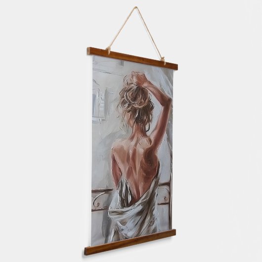 Mediterranean Breeze Wandteppich Mit Holzrahmen (Gewinkelt)