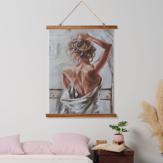 Mediterranean Breeze Wandteppich Mit Holzrahmen (Schlafzimmer)