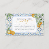 Mediterranean Citrus Book for Baby Enclosure Card Begleitkarte (Vorderseite)