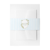 Mediterranean Coastal Lemon Wedding Einladungsbanderole (Vorderseite Beispiel)