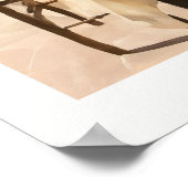 Mediterranean Courtyard Dining Poster (Ecke)