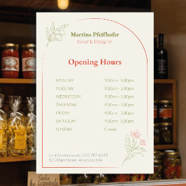 Mediterranean & Elegant  Fensteraufkleber