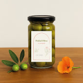 Mediterranean & Elegant Lebensmitteletikett