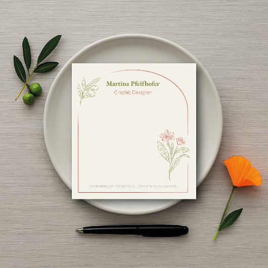 Mediterranean & Elegant Notizblock