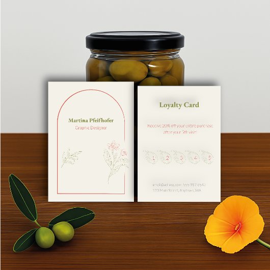 Mediterranean & Elegant Treuekarte