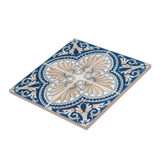 Mediterranean Floral  Fliese (Seite)