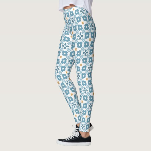 Mediterranean Floral Tile Leggings (Links)