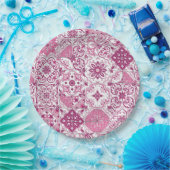 Mediterranean hues/ Azulejo tiles Pappteller (Party)
