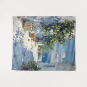 Mediterranean Impressionism with Lemons Wandteppich (Vorderseite (Horizontal))