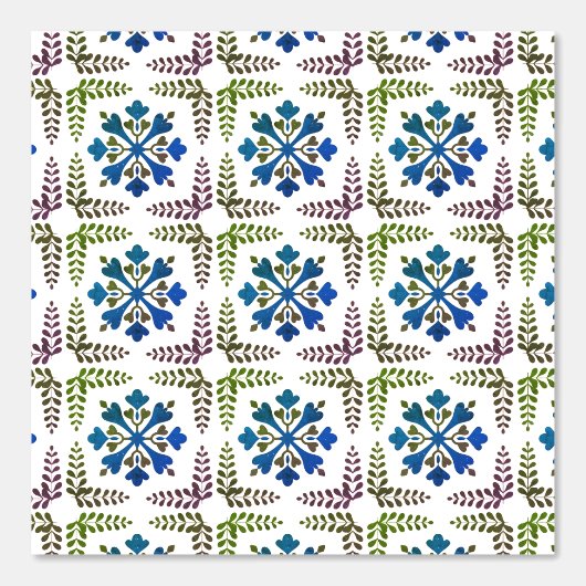 Mediterranean Inspired Design Multi Colour Tapete (Vorderseite)