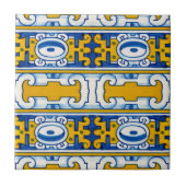 Mediterranean Inspired Gift Traditional Azulejo Fliese (Vorderseite)