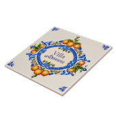 Mediterranean Italian House Sign – Villa Arancia Fliese (Seite)