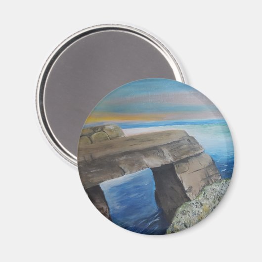 Mediterranean Landscape Magnet (Vorderseite/Rückseite)