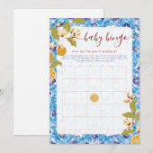 Mediterranean Lemon Amalfi Coast Baby Shower Einladung (Vorne/Hinten)