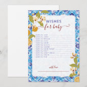 Mediterranean Lemon Amalfi Coast Baby Shower Einladung (Vorne/Hinten)