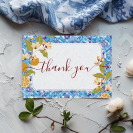 Mediterranean Lemon Amalfi Coast Baby Shower Einladung