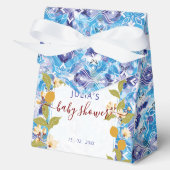 Mediterranean Lemon Amalfi Coast Baby Shower Geschenkschachtel (Vorderseite)
