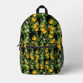 Mediterranean Lemon Baby Essentials Bedruckter Rucksack (Vorderseite)