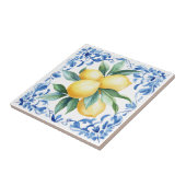 Mediterranean Lemon Blue Fliese (Seite)